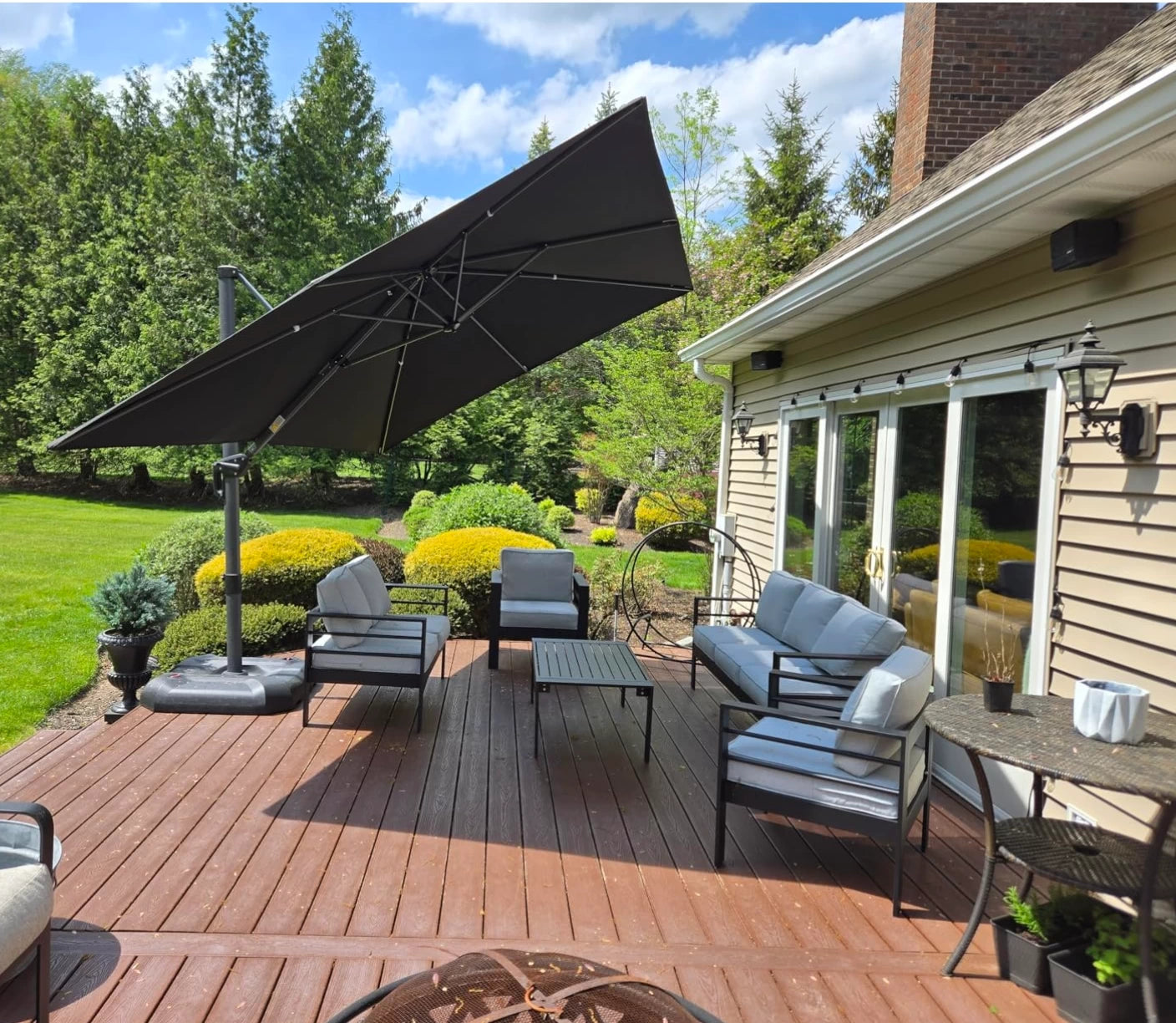 LayinSun Aluminum Outdoor Loveseat 2 Seat - Alturas Collection