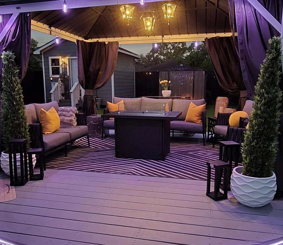 LayinSun Woven Rope Outdoor Sofa 3 Seat - Osborn Collection